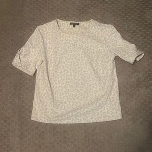 Banana republic animal print white medium